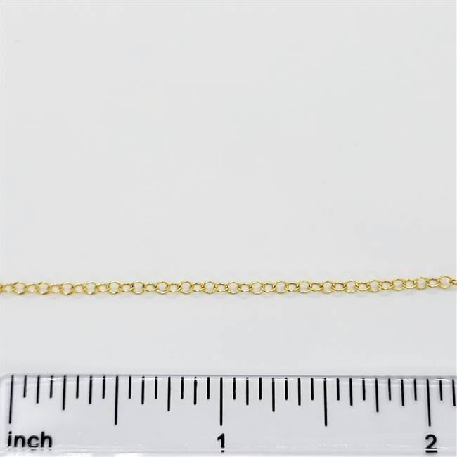 14k Gold Filled Chain - Cable Chain 1.5mm