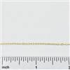 14k Gold Filled Chain - Drawn Cable Chain 1.2mm