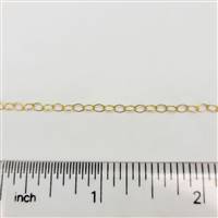 14k Gold Filled Chain - Cable Chain 2.1mm