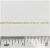 14k Gold Filled Chain - Drawn Cable Chain 1.8mm x 4.8mm