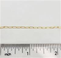 14k Gold Filled Chain - Drawn Cable Chain 1.8mm x 4.8mm