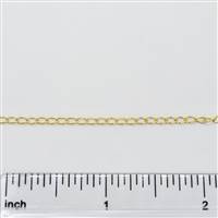 14k Gold Filled Chain - Curb Chain 3.9mm x 6mm