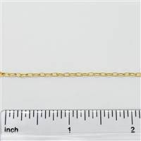 14k Gold Filled Chain - Drawn Cable Chain 1.5mm x 3.3mm