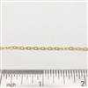 14k Gold Filled Chain - Cable Chain 2.3mm Flat