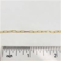 14k Gold Filled Chain - Drawn Cable Chain 2mm x 5mm