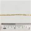 14k Gold Filled Chain - Drawn Flat Cable Chain. 2mm x 5mm