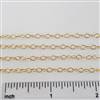 14k Gold Filled Chain - Cable Chain 3mm x 4mm