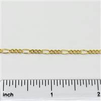 14k Gold Filled Chain - Figaro Chain 2.4mm