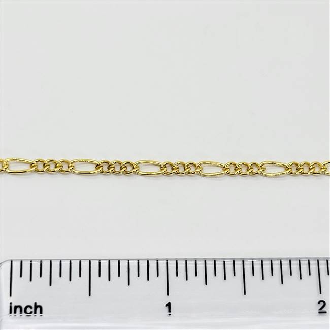 14k Gold Filled Chain - Figaro Chain 2.4mm