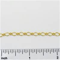 14k Gold Filled Chain - Long & Short Curb Chain 3.4mm x 5.5mm