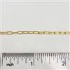 14k Gold Filled Chain - Drawn Cable Chain 2.4mm x 6mm