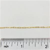 14k Gold Filled Chain - Krinkle Flat 1.7mm