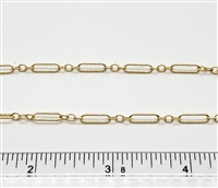 14k Gold Filled Chain - Long & Short Chain 3.3mm