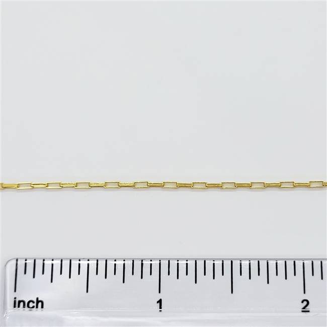 14k Gold Filled Chain - Elongated Box 1.3mm x 3mm