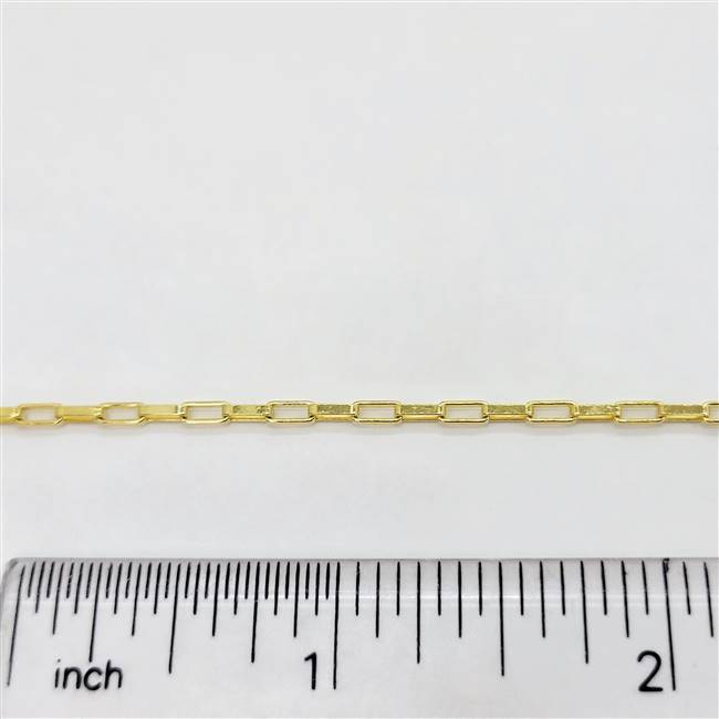 14k Gold Filled Chain - Elongated Box 2mm x 4mm