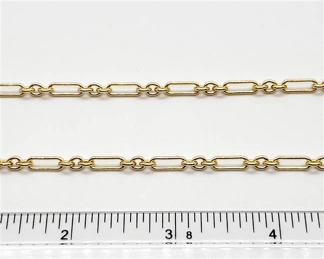 14k Gold Filled Chain - Long & Short Chain 4mm Discontinued*