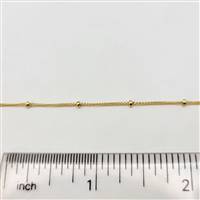 14k Gold Filled Chain - Satellite Chain 1.95mm beads
