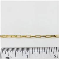 14k Gold Filled Chain - Elongated Box 2.6mm x 6mm