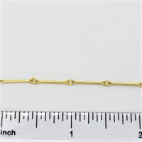14k Gold Filled Chain - Bar Chain 0.9mm x 12mm