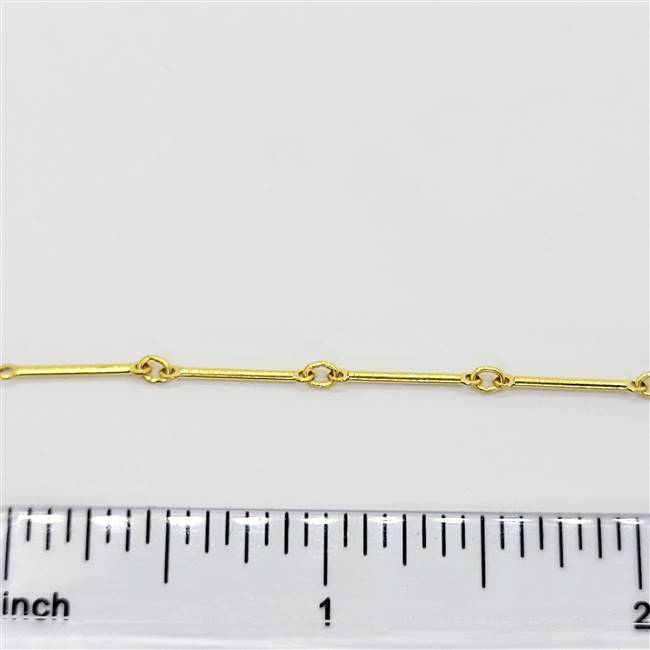 14k Gold Filled Chain - Bar Chain 0.9mm x 12mm