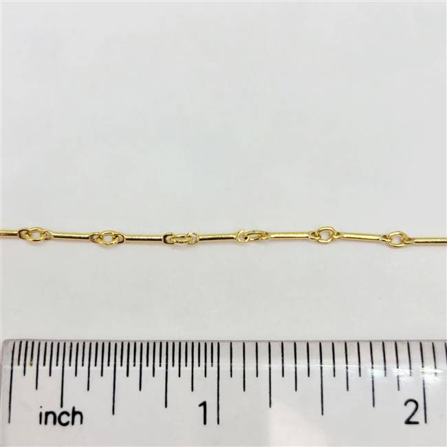 14k Gold Filled Chain - Bar Chain 0.9mm x 8mm
