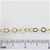 14k Gold Filled Chain - Round Cable Chain 3.5mm Flat