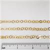 14k Gold Filled Chain - Round Cable Chain 5mm Flat