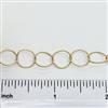 14k Gold Filled Chain - Round Wire Chain 10mm Twisted