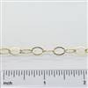 14k Gold Filled Chain - Cable Chain Flat Wire 8.5mm x 6.6mm