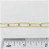 14k Gold Filled Chain - Elongated Rectangle Chain 5.5mm x 15mm