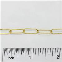 14k Gold Filled Chain - Elongated Rectangle Chain 5.5mm x 15mm