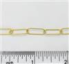 14k Gold Filled Chain - Elongated Rectangle Twisted Chain 5.5mm x 15mm