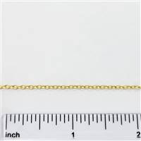 14k Gold Filled Chain - Textured Cable Chain 2mm