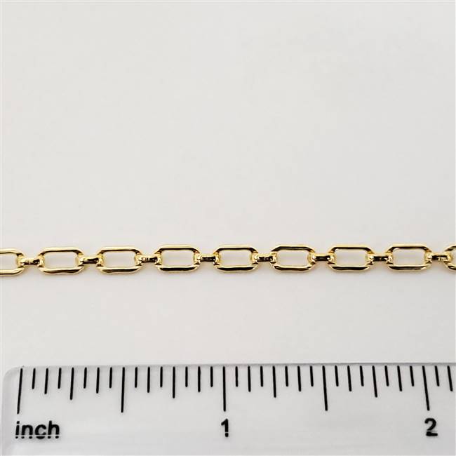 14k Gold Filled Chain - Long & Short Flat 3.6mm