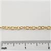 14k Gold Filled Chain - Cable Chain 4mm x 5.5mm