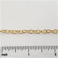14k Gold Filled Chain - Cable Chain 4mm x 5.5mm