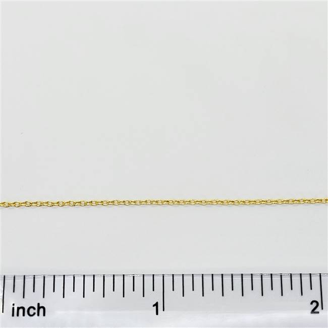 14k Gold Filled Chain - Cable Chain 1.1mm