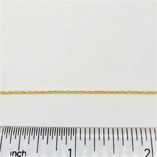 14k Gold Filled Chain - Rope Chain. 1.2mm