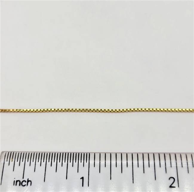 14k Gold Filled Chain - Box Chain 1mm