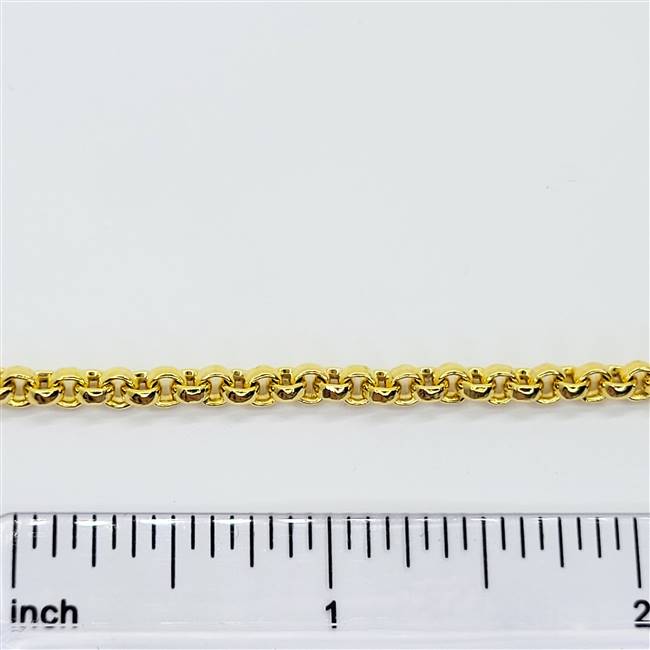 14k Gold Filled Chain - Rolo Chain 3.5mm