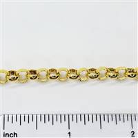 14k Gold Filled Chain - Rolo Chain 6mm