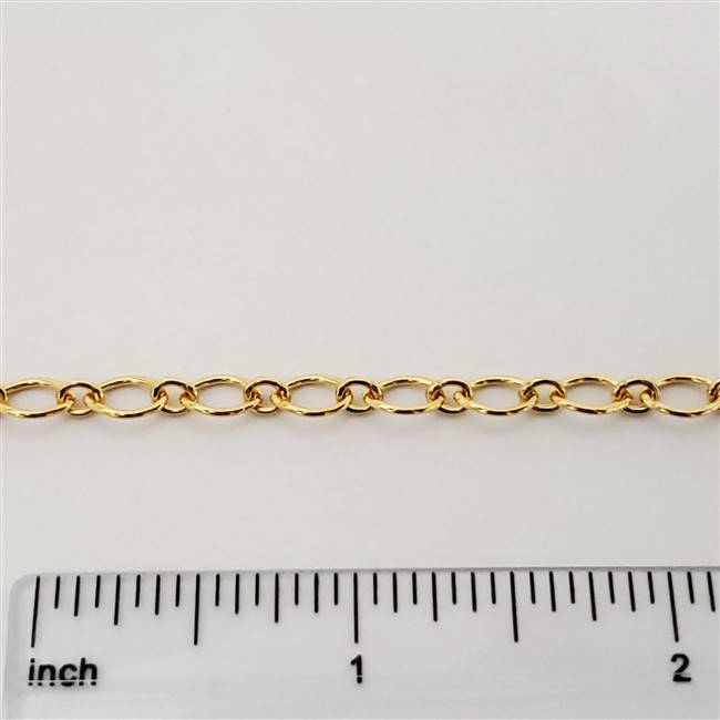 14k Gold Filled Chain - Long & Short Chain 4.8mm x 7mm