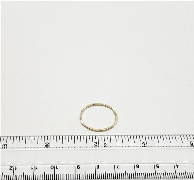 14k Gold Filled Links - Hammered Ring 21mm