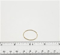 14k Gold Filled Links - Hammered Ring 25mm