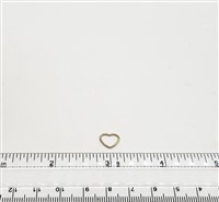 14k Gold Filled Links - Heart 10mm