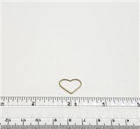 14k Gold Filled Links - Heart 17mm