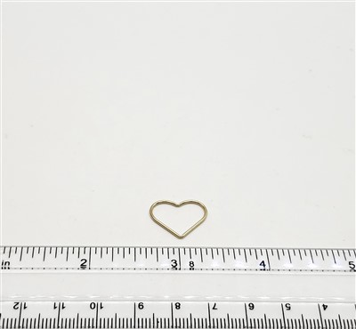 14k Gold Filled Links - Heart 17mm