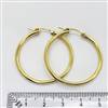 14k Gold Filled Euro Hoop. 2.3mm x 34mm