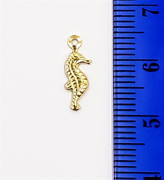 14k Gold Filled Charm - Sea Horse