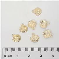 14k Gold Filled Charm - Shell 7mm
